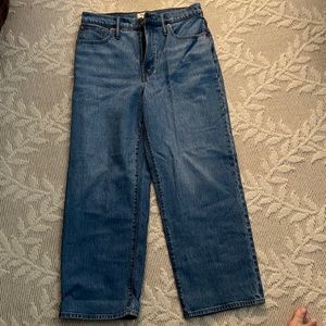 Madewell NWT size 30 the perfect vintage wide leg crop
